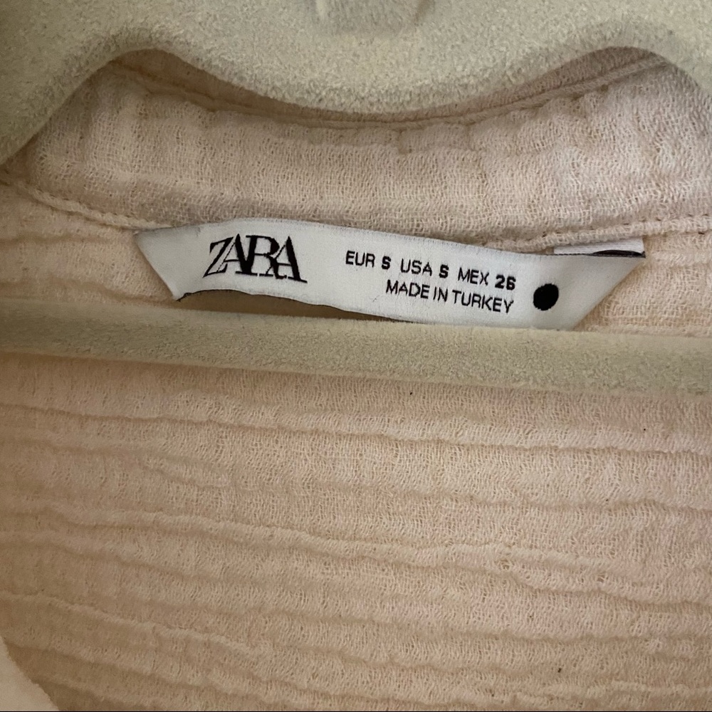 Textured button up Zara - Picture 3 of 4